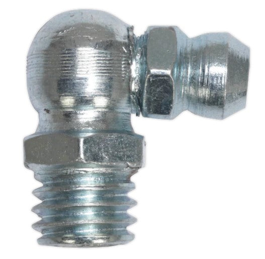 Grease Nipple, 90 Degree, Nickel Plated Steel