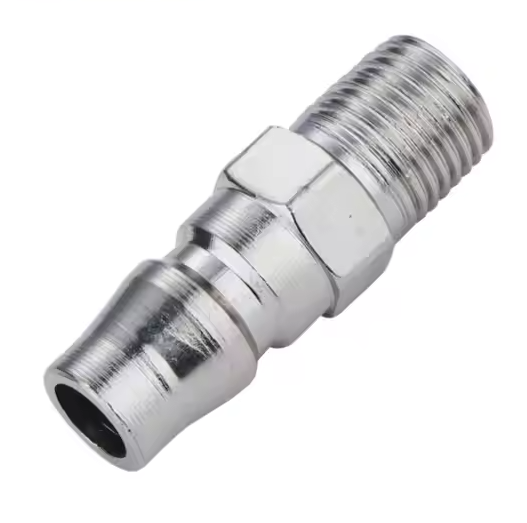 Quick Connect Couplers, Stainless Steel, Plug With Male End, PM Type