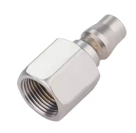 Quick Connect Coupler, Plug with Femal End, Steel, PF Type