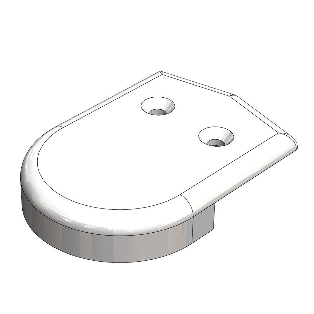 TACO 2" Rub Rail End Cap - White [F90-0001WN]