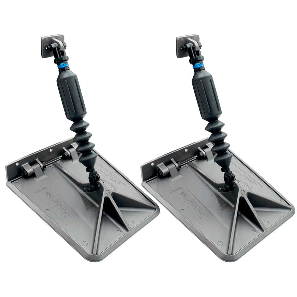 Lectrotab SX 9.5 x 10 Smart Tabs 18-22' Boats w/80lb Actuators - 150-240HP - Gunmetal Grey [SXG9510-80]