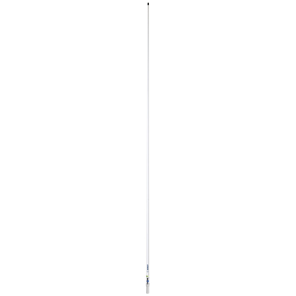 Scout 8' QuickFit White VHF Antenna w/5M Cable + FME Quick 6 Foam Filled 6db Solid Brass  Copper Element [PF AN NVHF00040T]