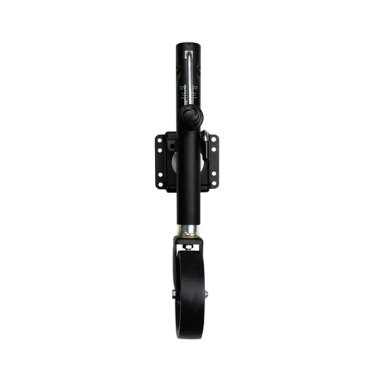 Powerwinch Select Series Jack - 1500lb, Weld-On, Single Wheel, Carbon Black [21400-J-1500-W1-B-R]