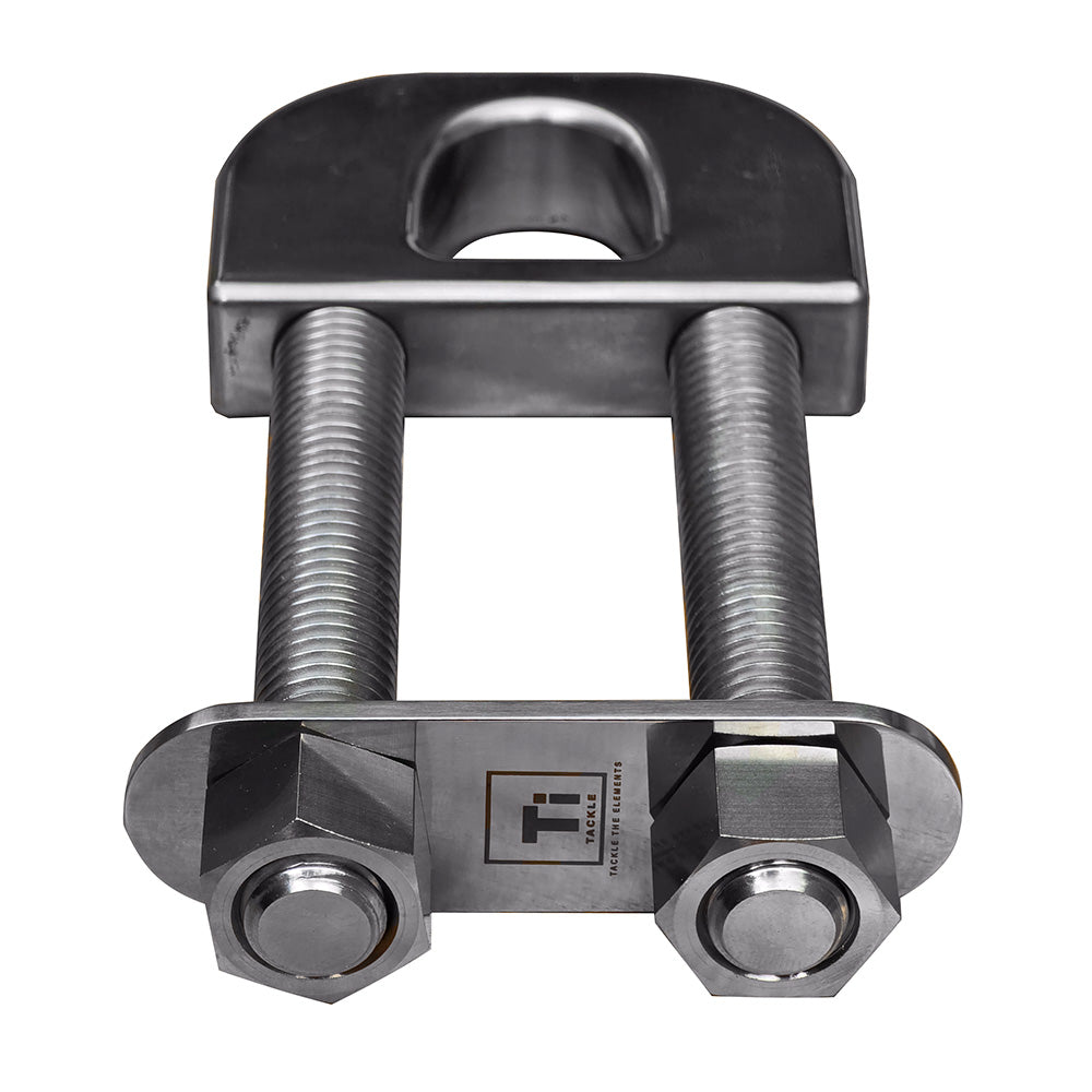 Ti-Tackle Titanium Bow D Ring - 4" Long Stud [TT-BOW-DRING]