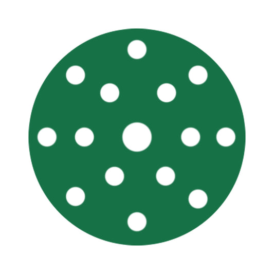 RUPES PROCUT Film Abrasive Discs 150mm (6") - 15 Holes - P320 Grit *Box of 50pcs [9.45FD320]