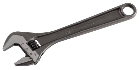 Adjustable Wrench, Phosphated Steel, BAC, 8070, 6''