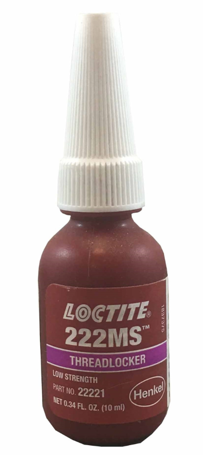 Loctite 22221, Thread locker, Low Strength, Purple, 10 ml