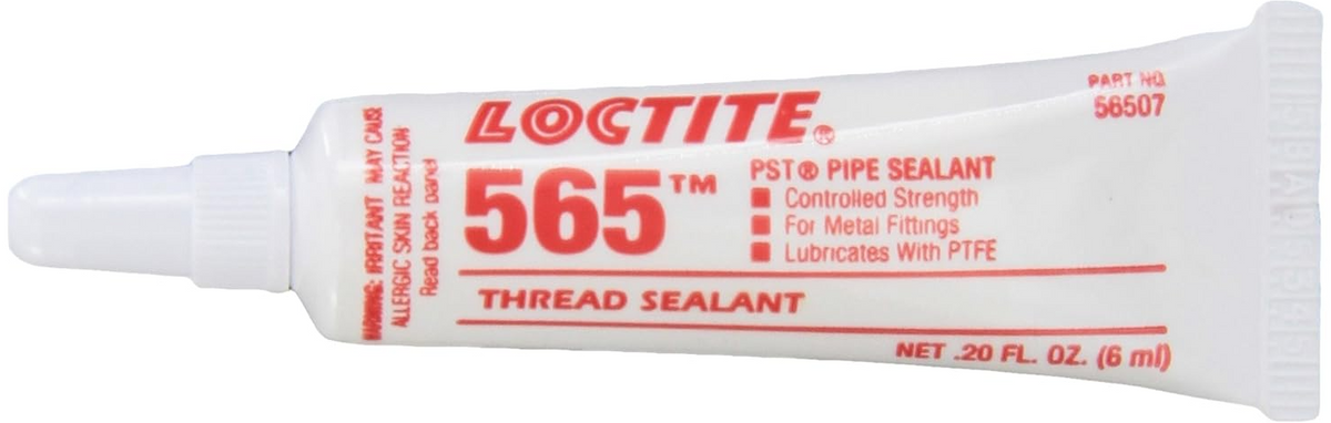 Loctite 565, Thread Sealant, Controlled Strength, White, 6 ml