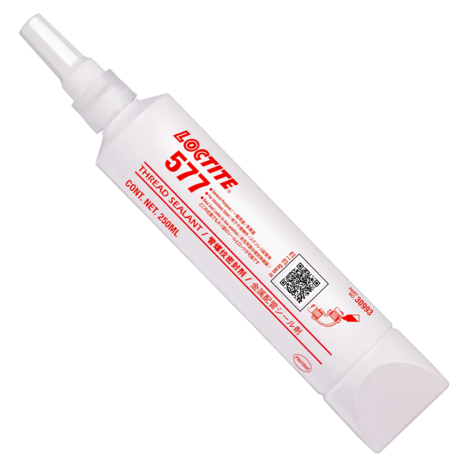 Loctite 577, Thread Sealant, Yellow, 250 ml