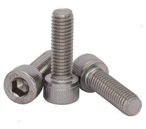 Socket Head Cap Screw, Stainless Steel, M6 x 60, 100-Pack