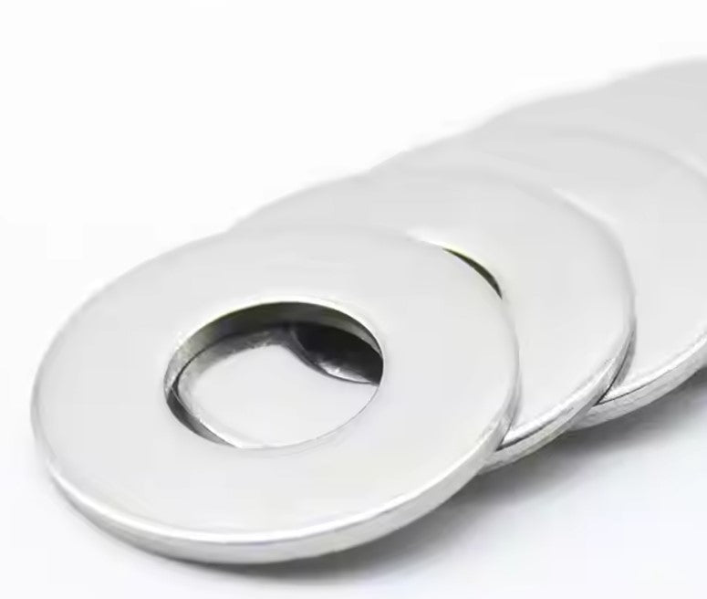 Oversized Flat Washers, Stainless Steel, M20, 25-Pack