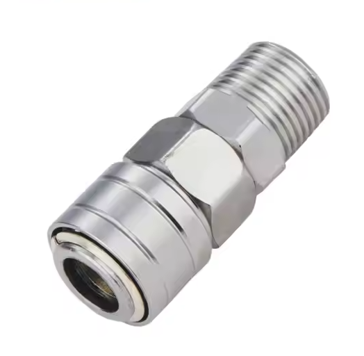 Quick Connect Coupler, Socket With Male End, Steel, SM Type