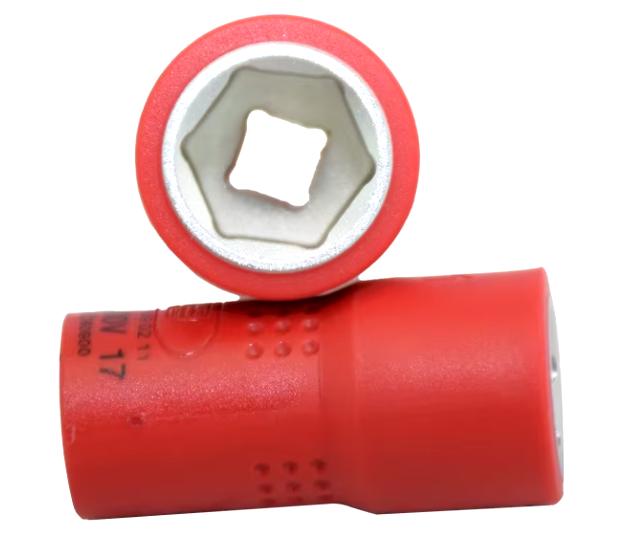 Socket, Insulated, 1/2" Dr, 12 Point, Insulated Steel