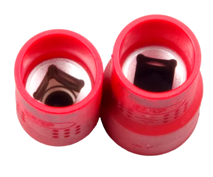 Socket, Insulated, 3/8" Dr, 12 Point, Insulated Steel
