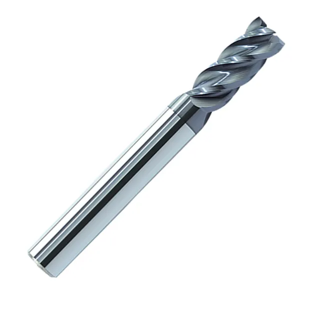 Metric End Mill, High Speed Steel, Single End, 4-Flute