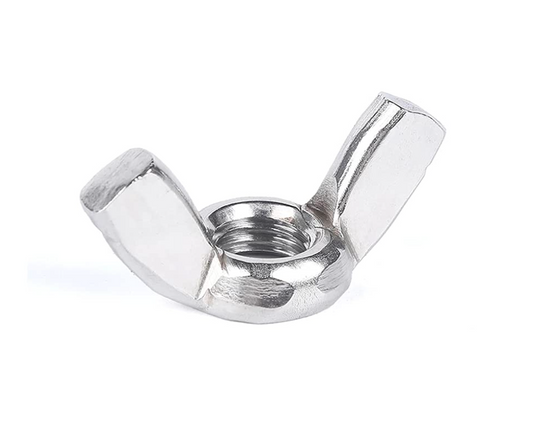 Wing Nut, Stainless Steel, M14, 50-Pack